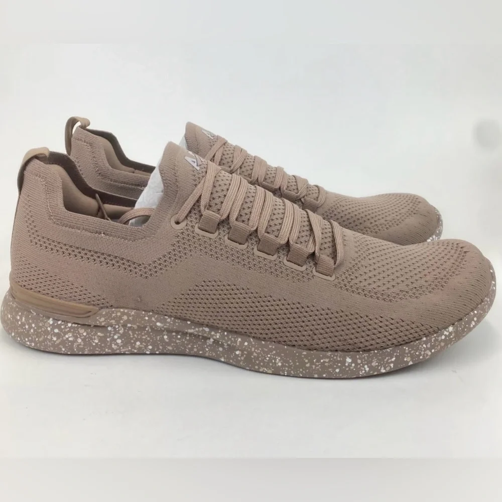 NIB APL TECHLOOM BREEZE MENS RUNNING SHOES CLAY/ALMOND/SPECKLE SIZE 9 - Picture 3 of 16